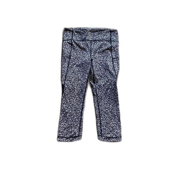 LULULEMON SOLE TRAINING CROP LEGGINGS SIZE 10 - Picture 1 of 5